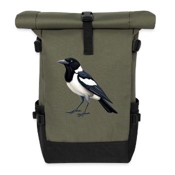 Elstern Elster - Rolltop Rucksack - Olive/Schwarz - Vorne