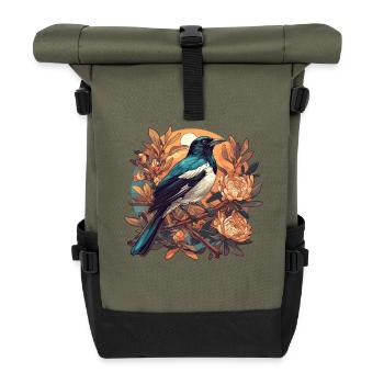 Elstern Elster - Rolltop Rucksack - Olive/Schwarz - Vorne
