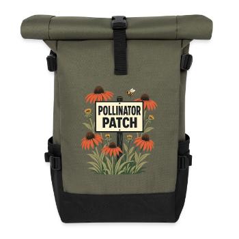 Parcelle de pollinisateurs Jardinier de jardin pollinisateur indigène - Sac à dos roll top - olive/noir - Devant