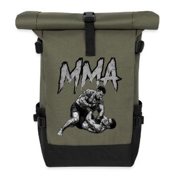 MMA Grappling - Roll Top Backpack - olive/black - Front
