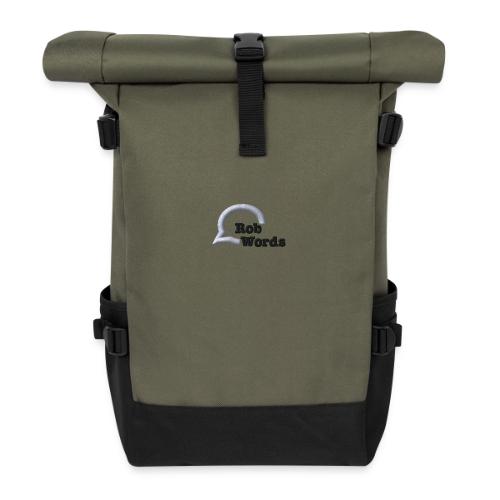 RobWords logo broderet - Rolltop-rygsæk