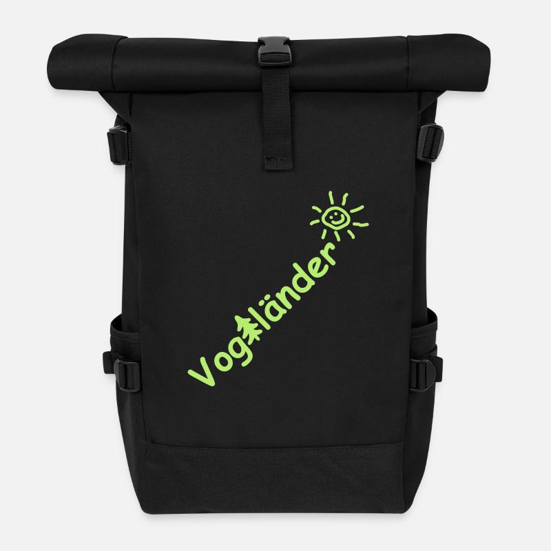 Vogtländer - Rolltop Rucksack - Schwarz
