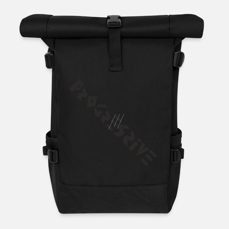 progressive - Roll Top Backpack - black