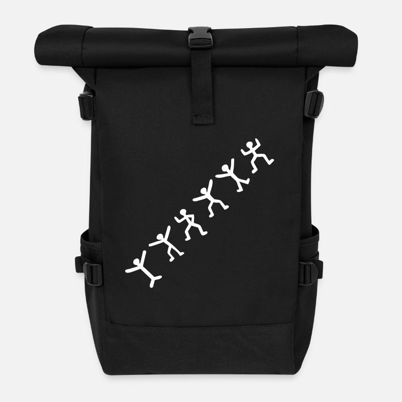"Holmes" - Sac à dos roll top - noir
