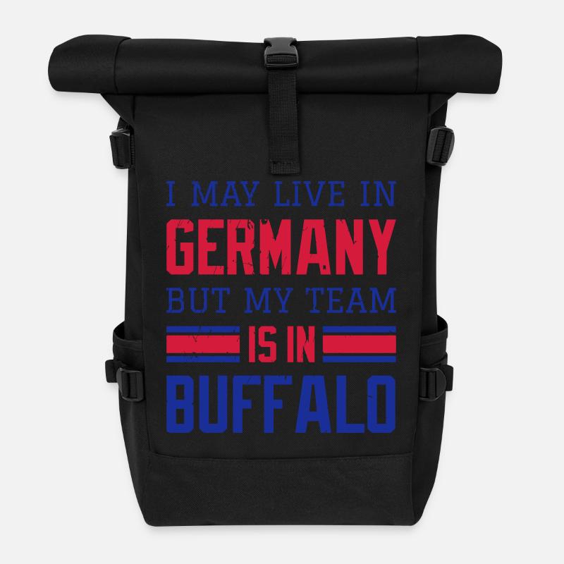 Buffalo - Rolltop Rucksack - Schwarz