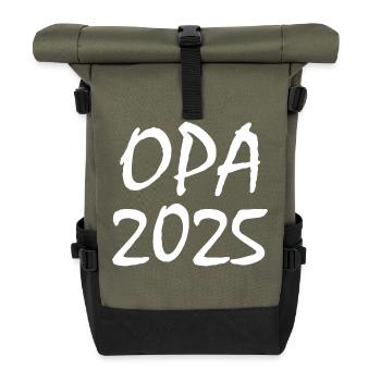 Opa 2025 - Rolltop Rucksack - Olive/Schwarz - Vorne