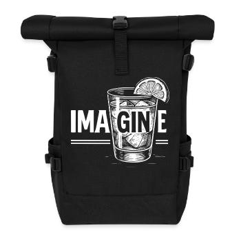 Imagine: Perfect gift idea! - Roll Top Backpack - black - Front