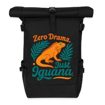 Zero Drama Iguana - Rolltop Rucksack - Schwarz - Vorne