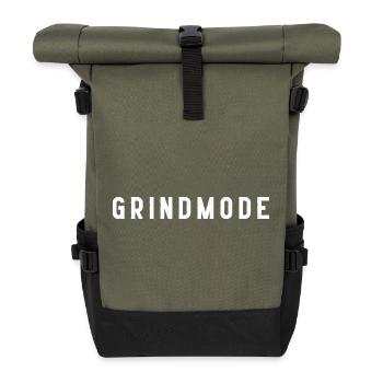 Grindmode - Roll Top Backpack - olive/black - Front