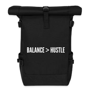 Équilibre Plus Fort Que L’Ambition - Sac à dos roll top - noir - Devant