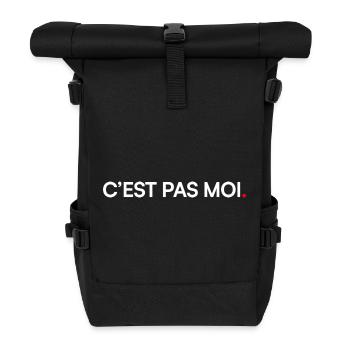 IT'S NOT ME. | Funny humour - Roll Top Backpack - black - Front