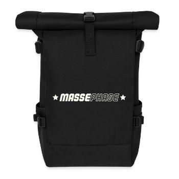 Masse Phase - Rolltop Rucksack - Schwarz - Vorne