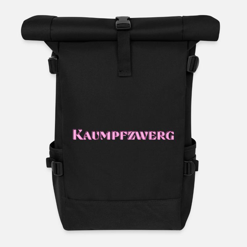 Kaumpfzwerg - Rolltop Rucksack - Schwarz