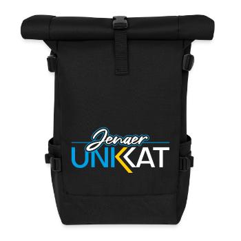 Jenaer Unikat - Rolltop Rucksack - Schwarz - Vorne
