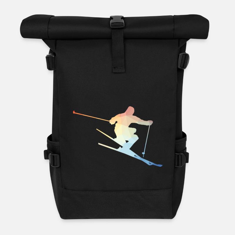 Skiers of long sleeve shirts - Roll Top Backpack - black