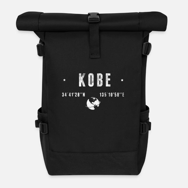 Kobé - Rolltop Rucksack - Schwarz