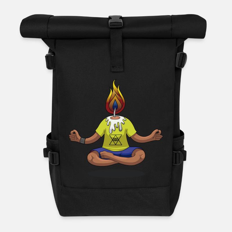 velitas - Roll Top Backpack - black