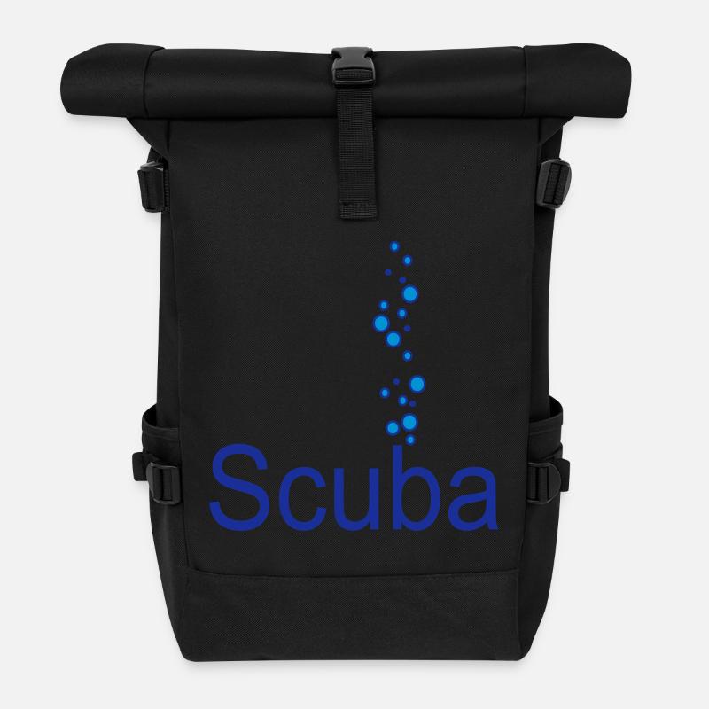 Scuba - Rolltop Rucksack - Schwarz