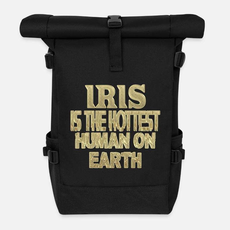 Iris - Rolltop Rucksack - Schwarz