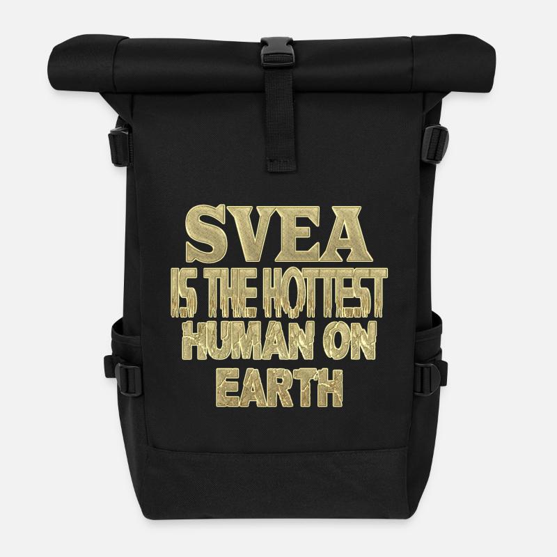 Svea - Roll Top Backpack - black