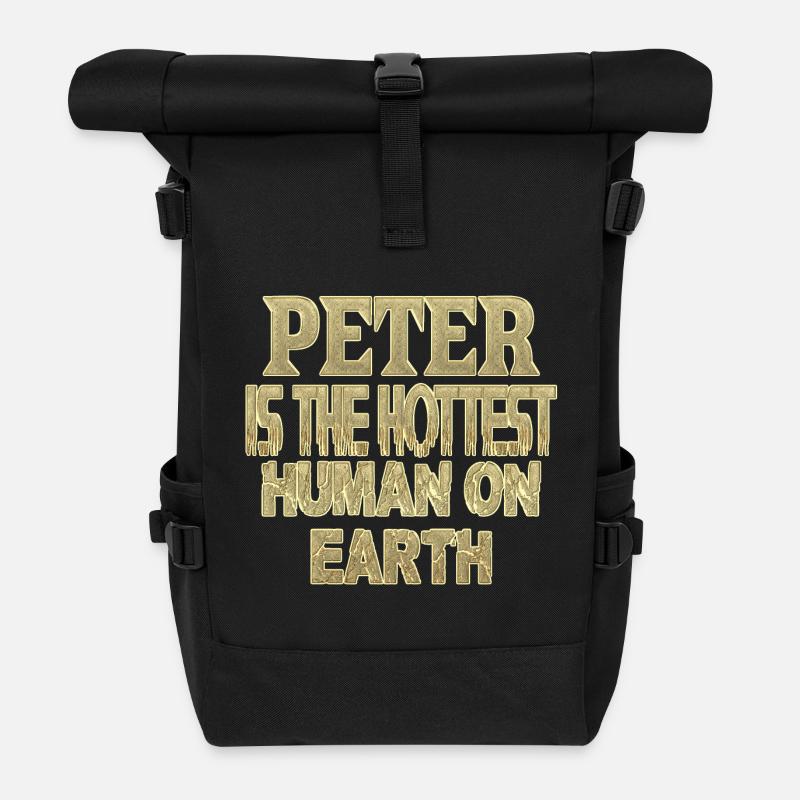 Peter - Rolltop Rucksack - Schwarz