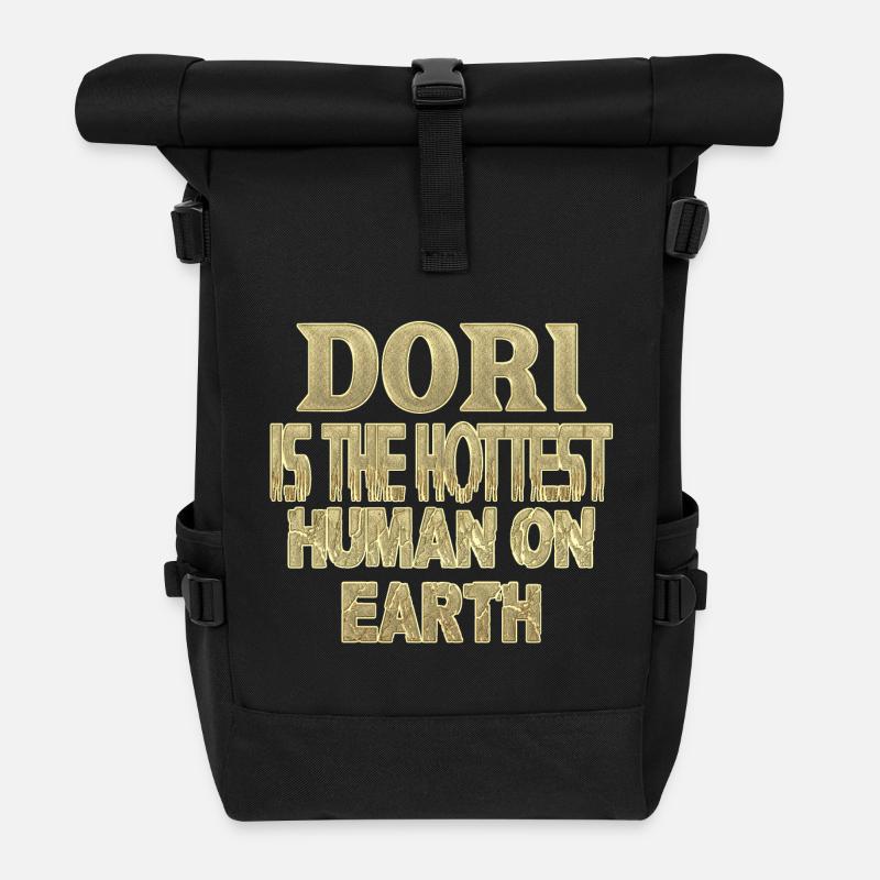Dori - Sac à dos roll top - noir