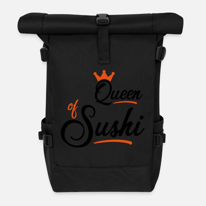 Sushi - Rolltop Rucksack - Schwarz
