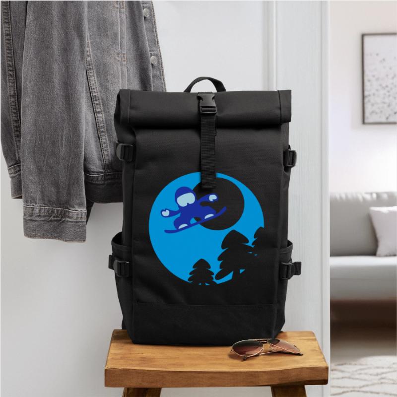 snowboader2 Rolltop Rucksack