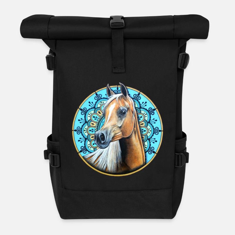 BESTO - Roll Top Backpack - black