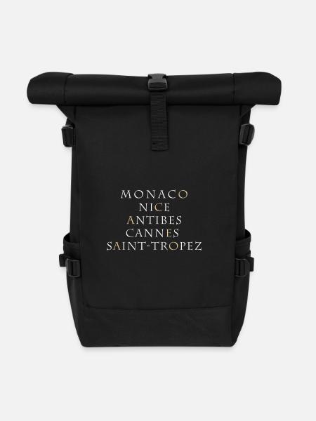 monaco - Rolltop Rucksack - Schwarz