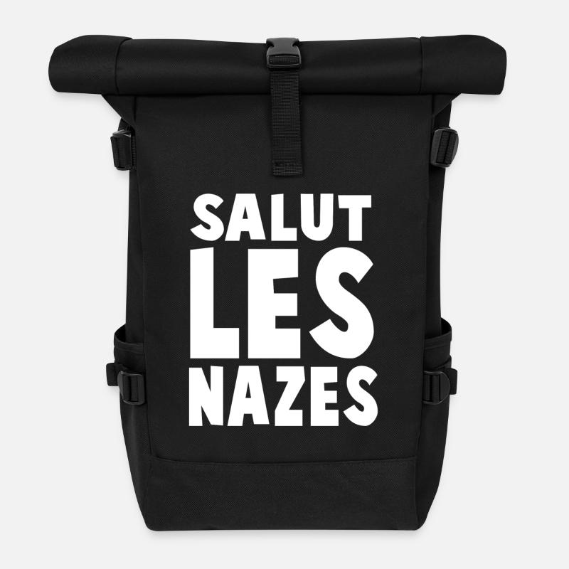 Salutations Macabres Noir et Blanc - Sac à dos roll top - noir