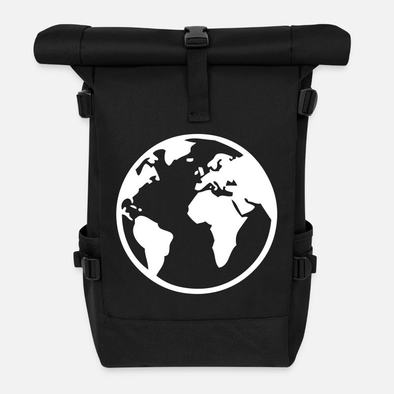 Erde - Rolltop Rucksack - Schwarz