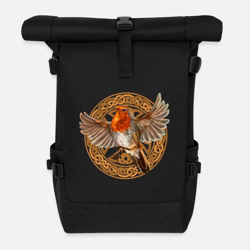 Robin Vogel - Rolltop Rucksack - Schwarz