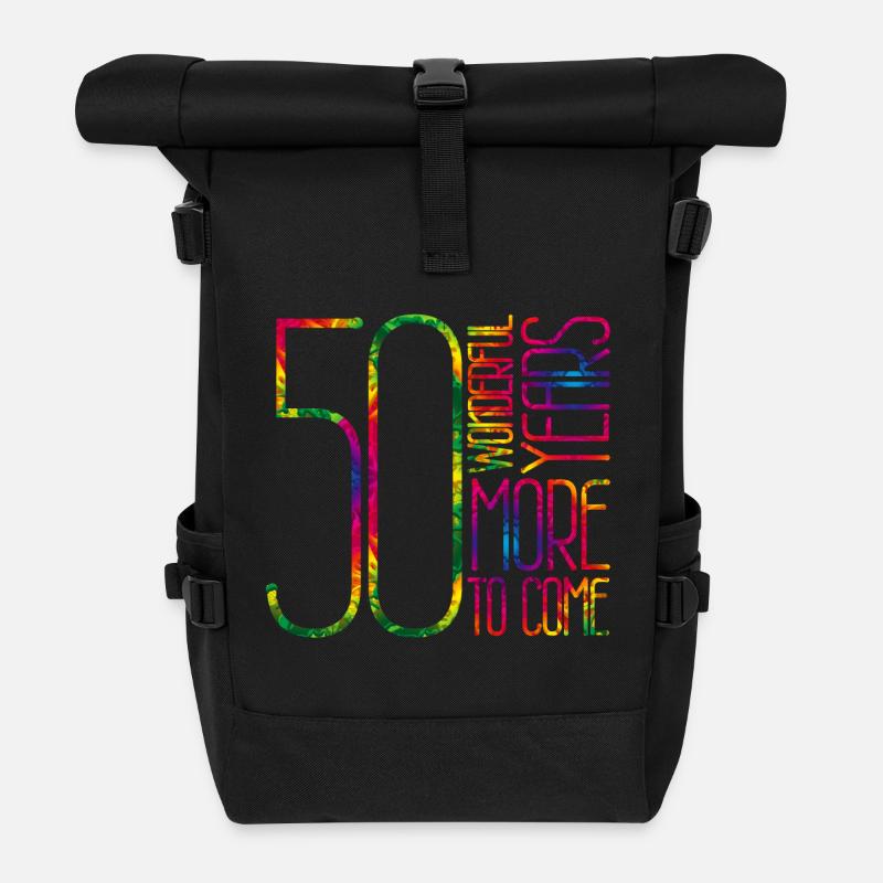 50 Wonderful Years, More To Come - Rolltop Rucksack - Schwarz
