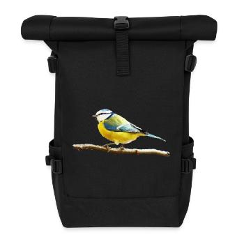 Meise - Rolltop Rucksack - Schwarz - Vorne