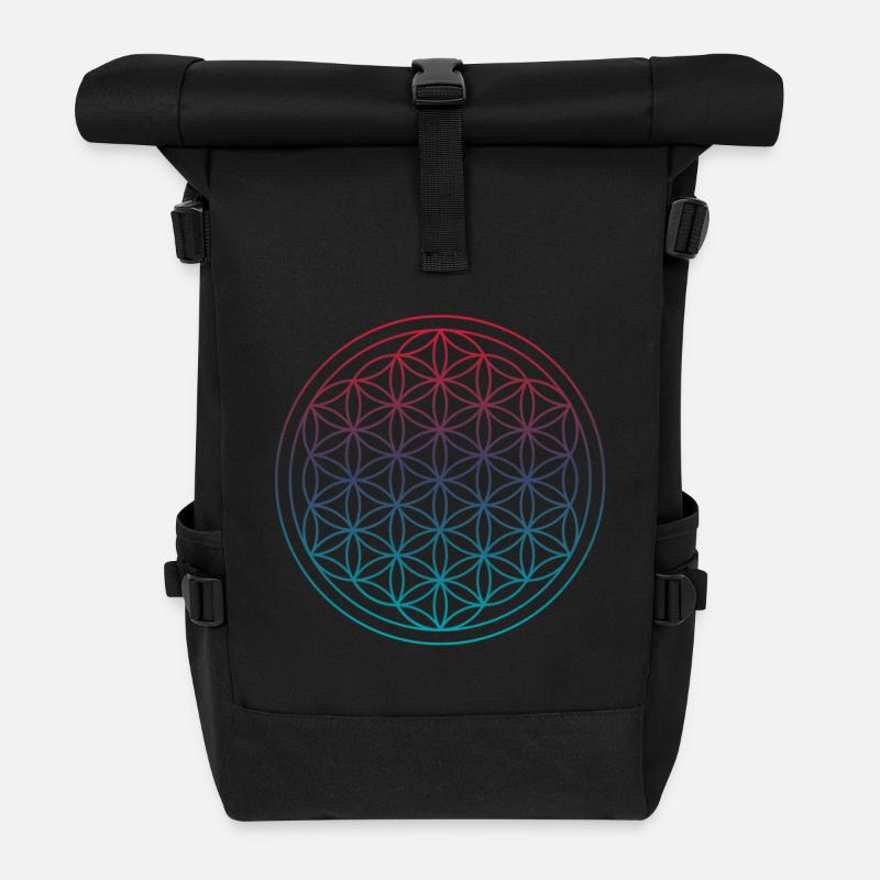 Yoga - Rolltop Rucksack - Schwarz