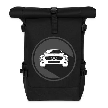 shelby gt oldschool v8 muscle cars - Roll Top Backpack - black - Front