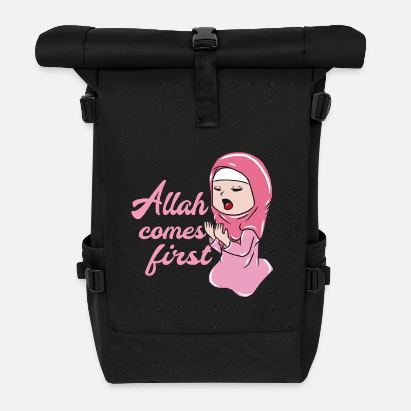 Muslim Islam Allah - Rolltop Rucksack - Schwarz