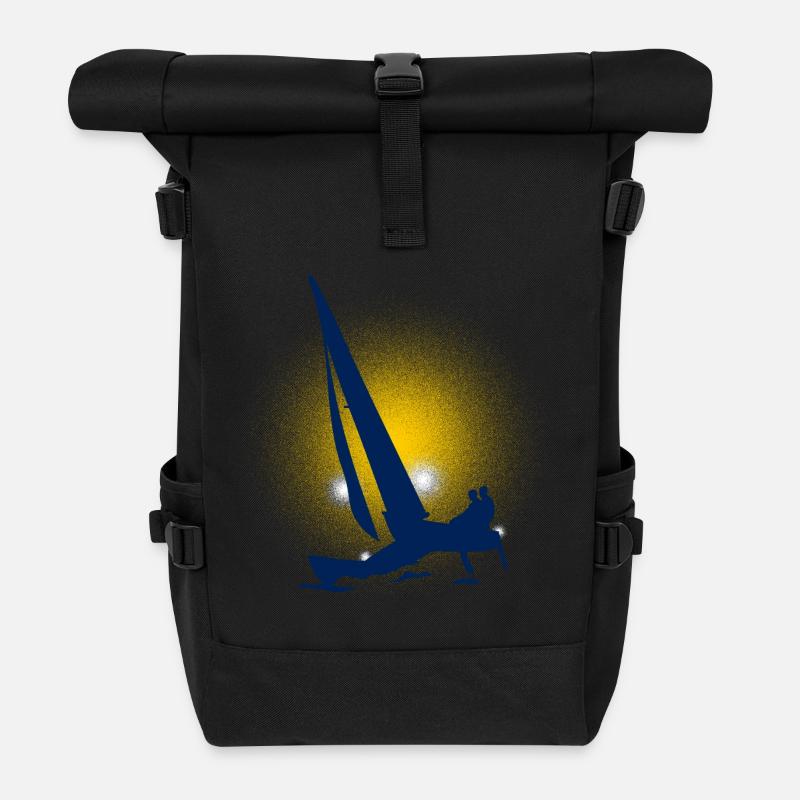 catamaran - Rolltop Rucksack - Schwarz