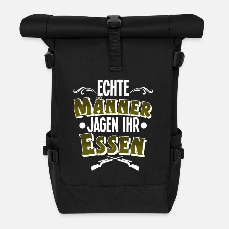 Jäger Jagen - Rolltop Rucksack - Schwarz