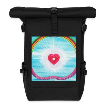 VISION Neue Erde - Sonja Ariel von Staden - Rolltop Rucksack - Schwarz - Vorne