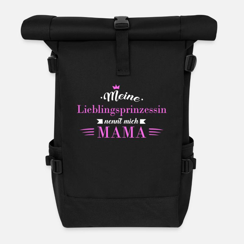Mutter und Tochter Muttertag Mutterliebe Töchter - Rolltop Rucksack - Schwarz