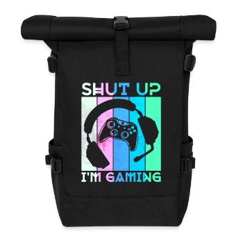 Gamer Headset Controller Stater Gamer Gamer - Sac à dos roll top - noir - Devant