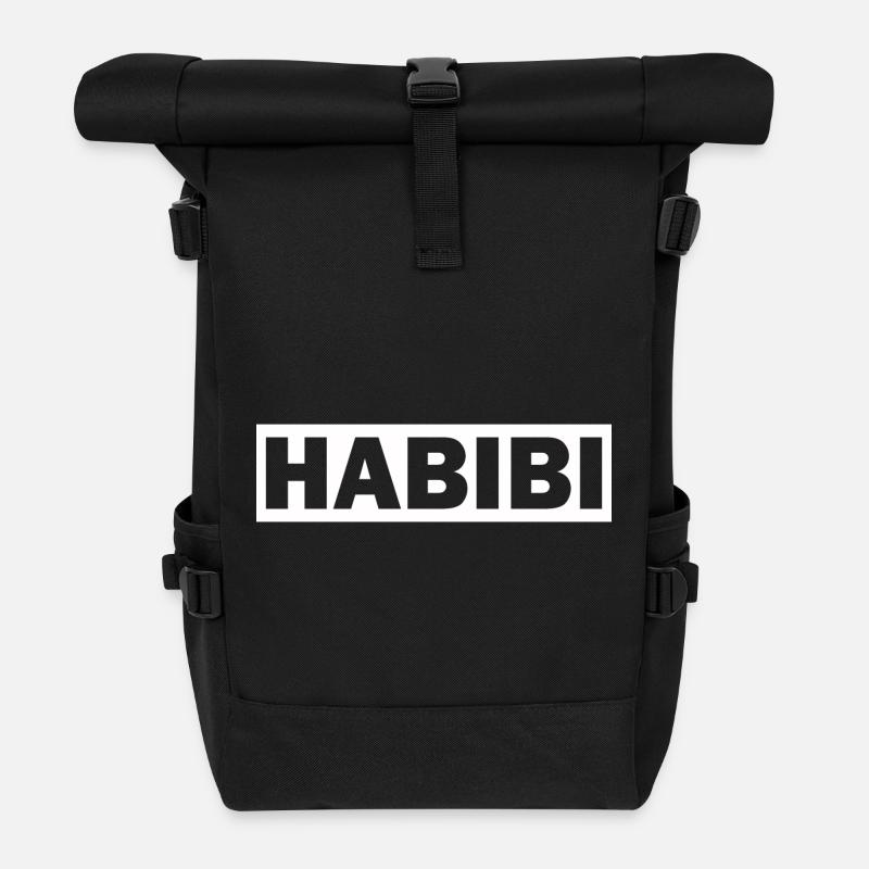 Habibi Arabisch Liebste Arab Islam Muslim Geschenk - Rolltop Rucksack - Schwarz