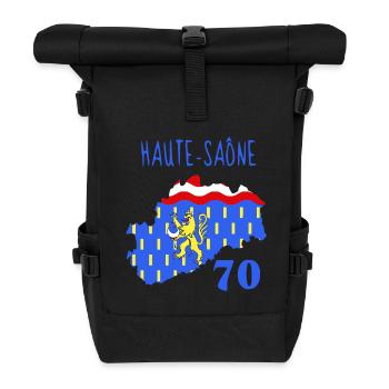 Haute-Saône - Rolltop Rucksack - Schwarz - Vorne