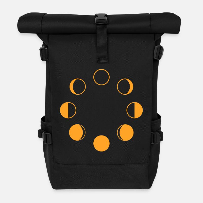 Lune - Sac à dos roll top - noir