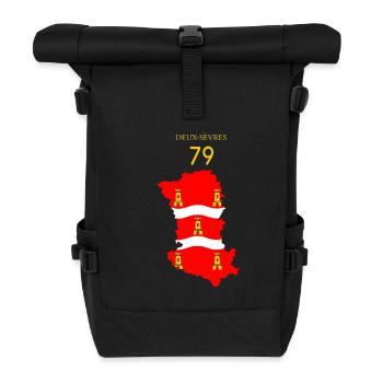 Deux-sèvres - Roll Top Backpack - black - Front