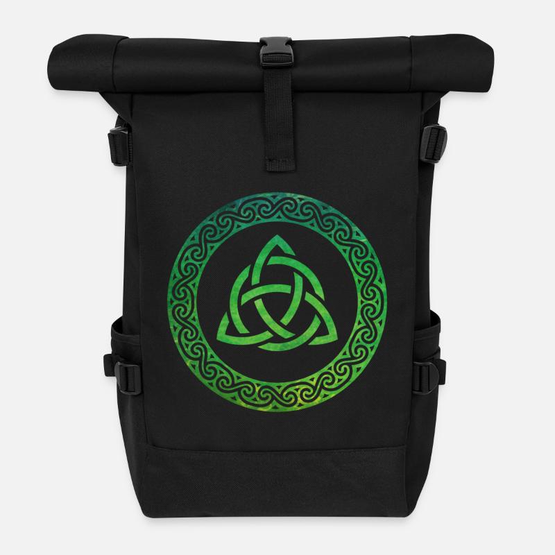 Celtic Knot - Rolltop Rucksack - Schwarz