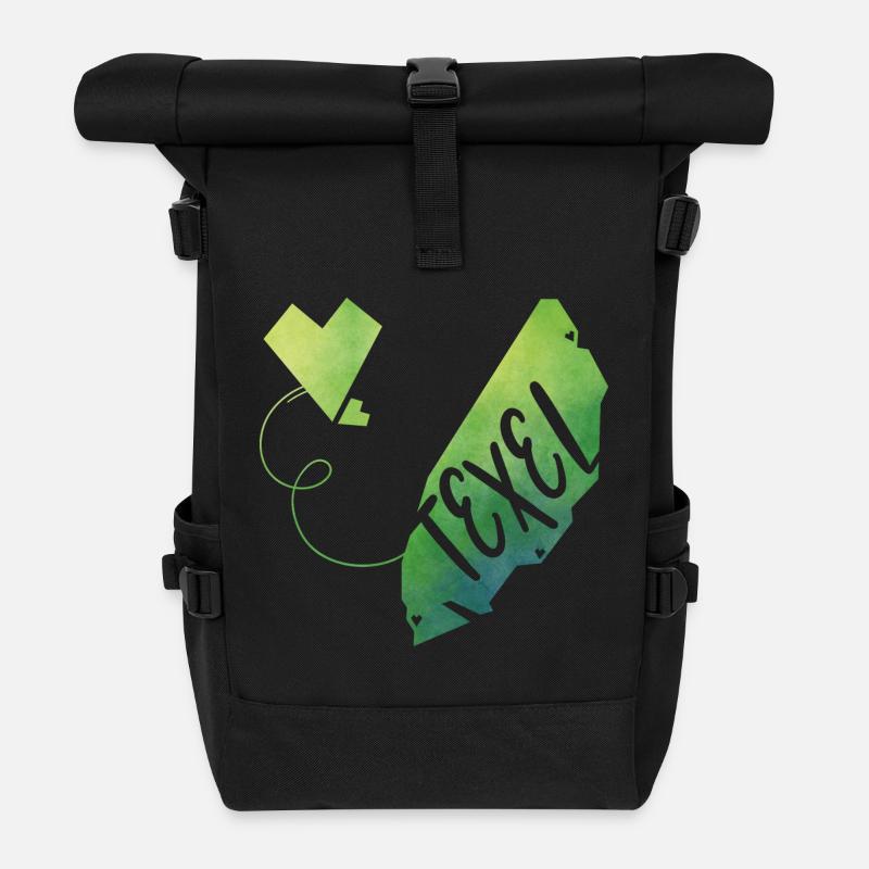 Texel - Rolltop Rucksack - Schwarz