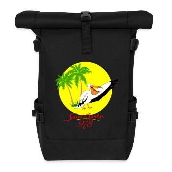 Sint Maarten - Roll Top Backpack - black - Front